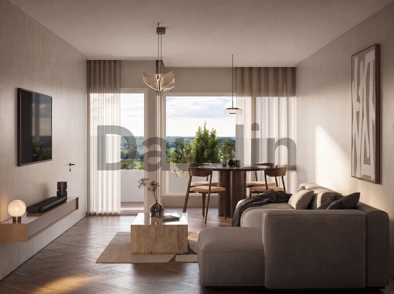 Appartement traversant avec vue dégagée sur la campagne environnante (3)