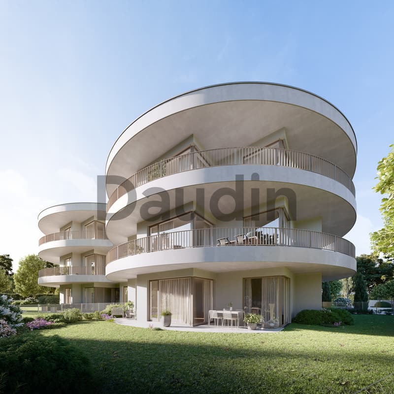 Nouveau projet - Les jardins Pomélia - 15 appartements à Vessy (1)