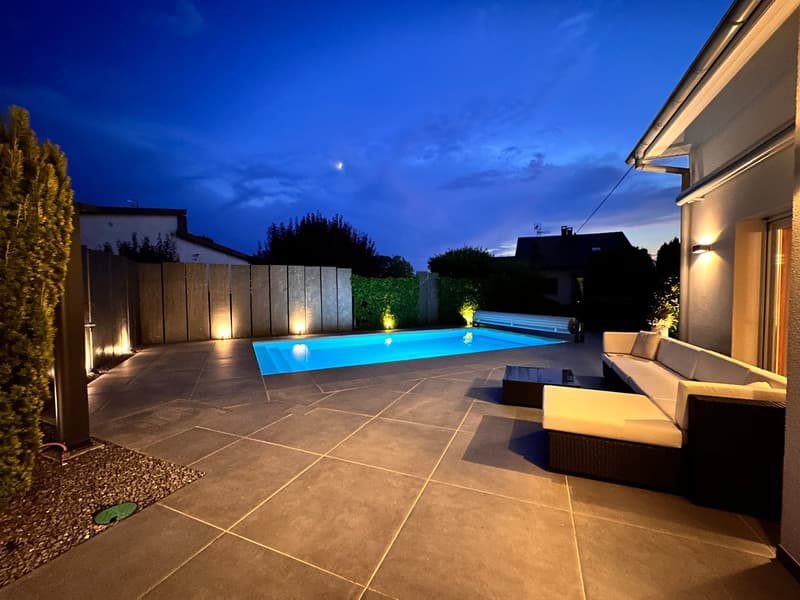 Magnifique maison contemporaine avec piscine à Kembs (9)
