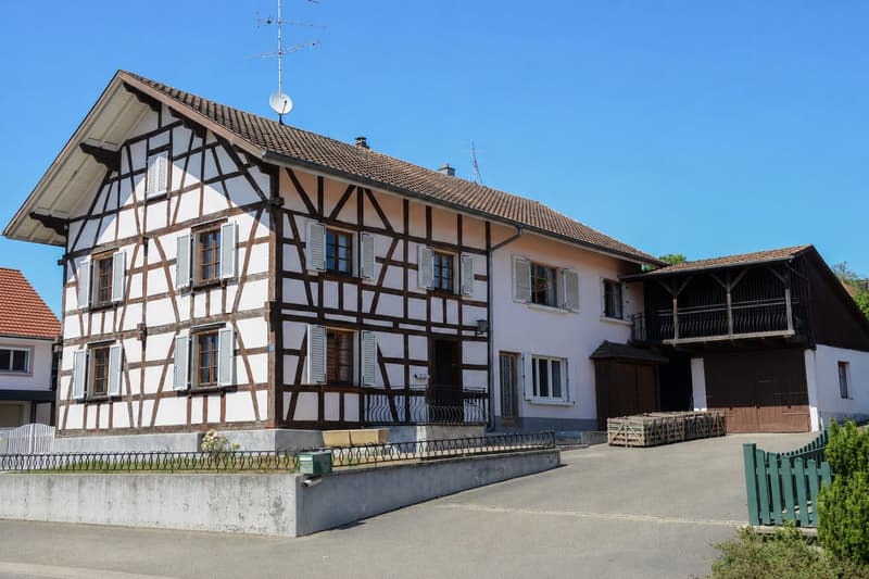 Traditionelles Fachwerkhaus mit 8 Zimmern in Illtal – Elsässischer Charme auf großem Grundstück (1)