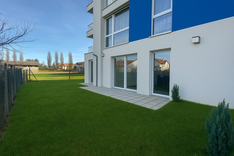 Neubauwohnung im Erdgeschoss mit Garten / gewerbliche Nutzung – Wohnen – gemischte Nutzung (2)