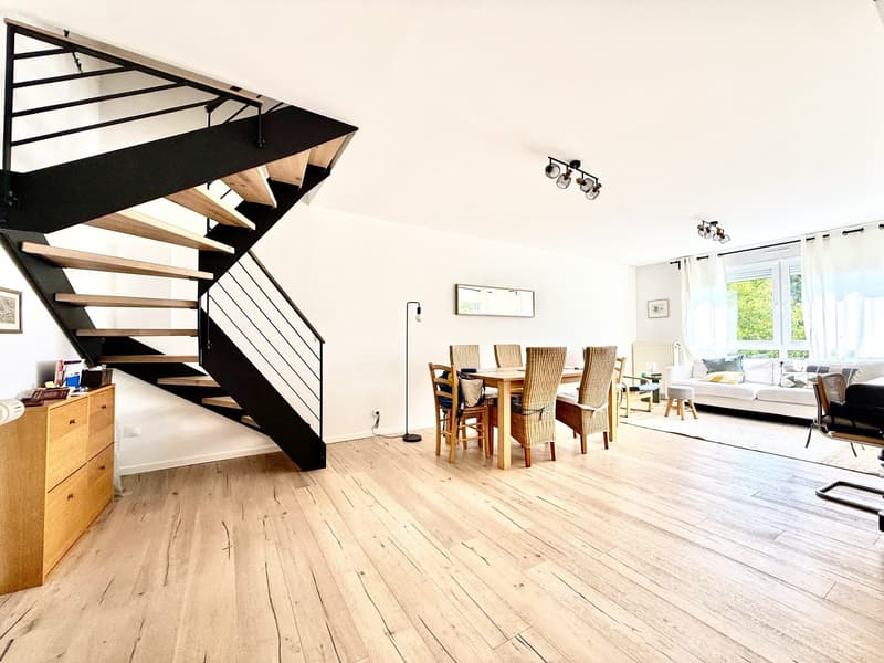 Außergewöhnliches Duplex im Grünen, mit Terrasse und ohne Gegenüber (2)