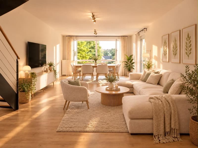 Buschwiller – Bright duplex apartment with terrace, no overlook, green setting (27)