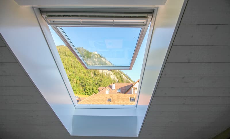 Vue sur le Chapeau de Napoléon depuis la chambre