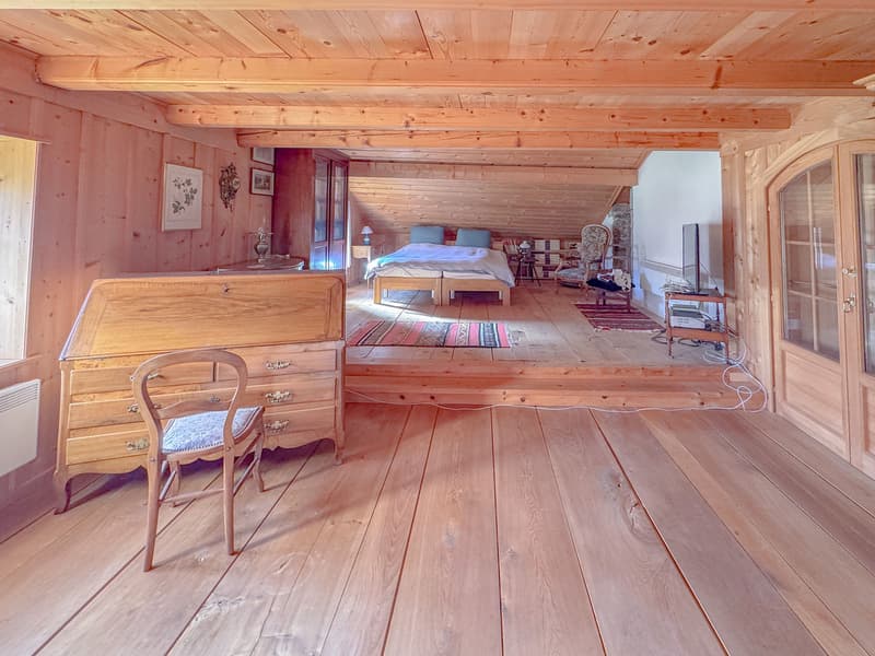 Grande chambre Sud-Ouest à l'étage