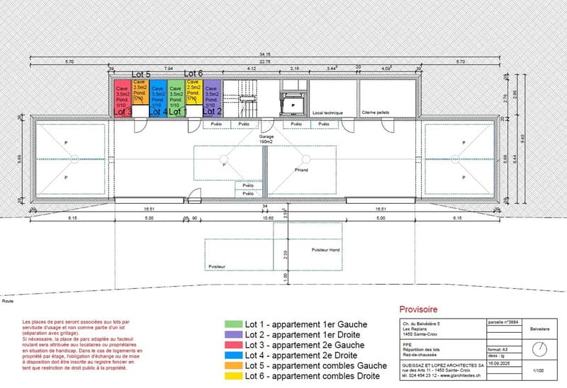 Plan du rez-de-chaussée