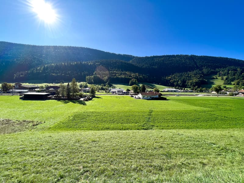 Vue du terrain
