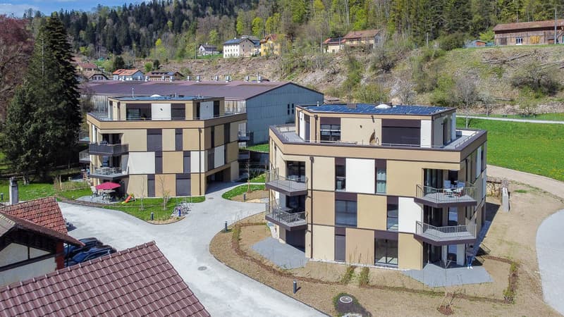 Appt PPE neuf de 2.5 pces, terrasse et jardin Campagne Pernod, lot B1 (1)