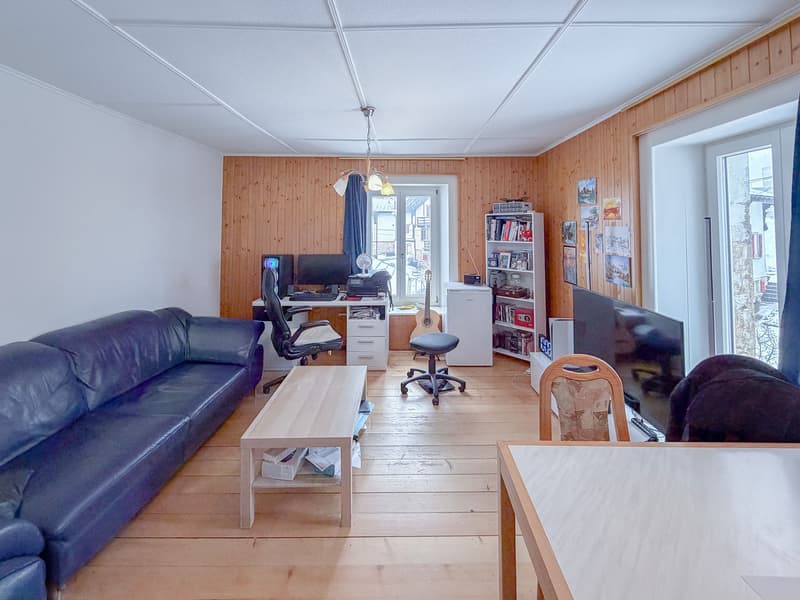 1er étage - appartement de 2 pièces avec balcon