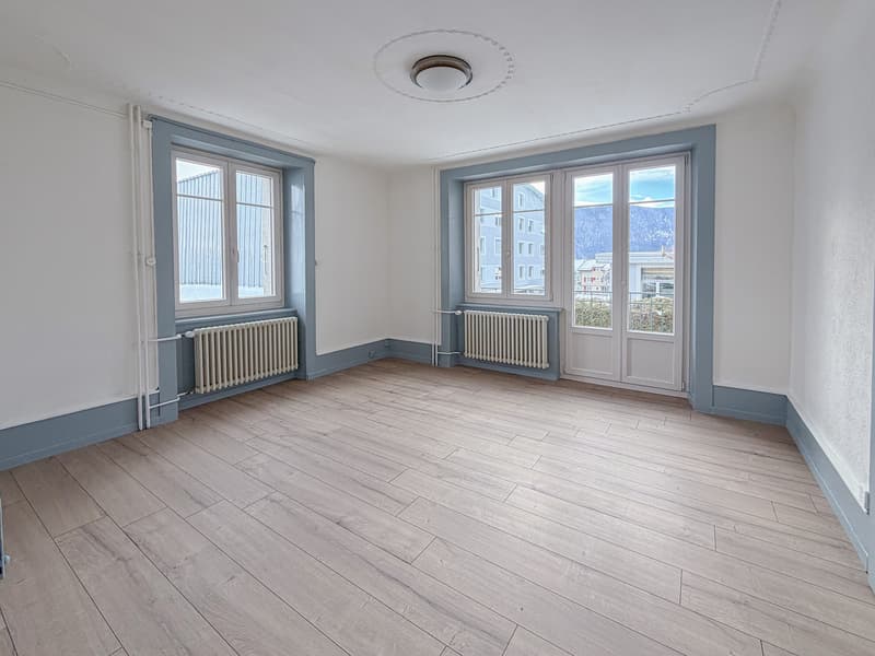 Appartement au 1er étage vacant