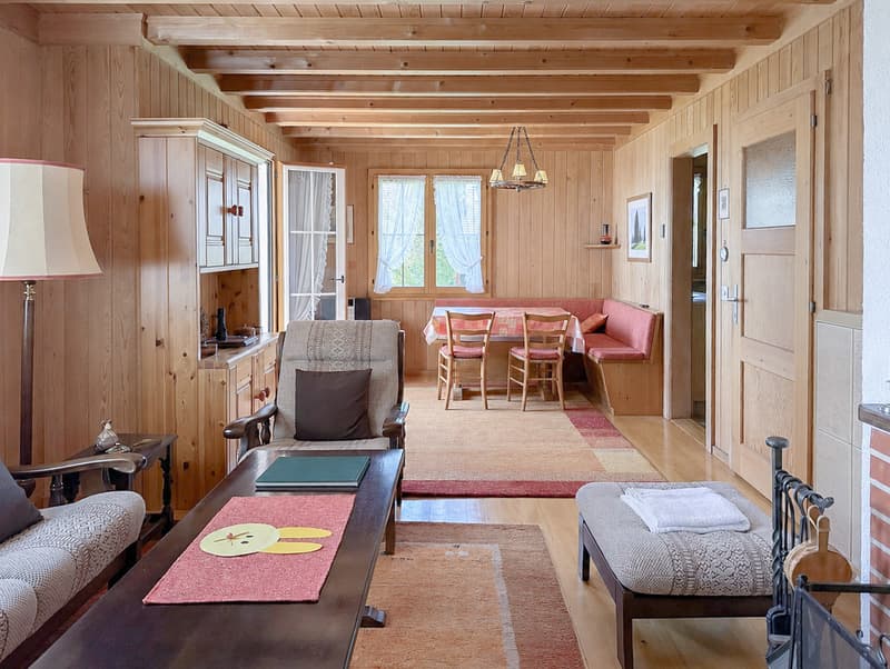 Rez-de-chaussée, espace salon/salle à manger