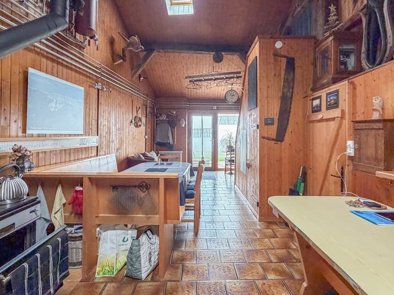 Pièce à vivre et cuisine
