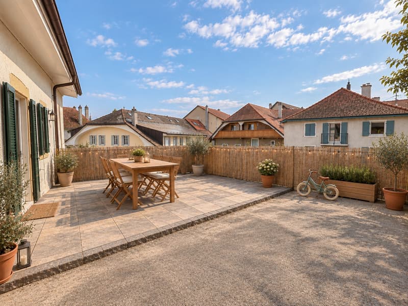 Grande terrasse au 1er étage