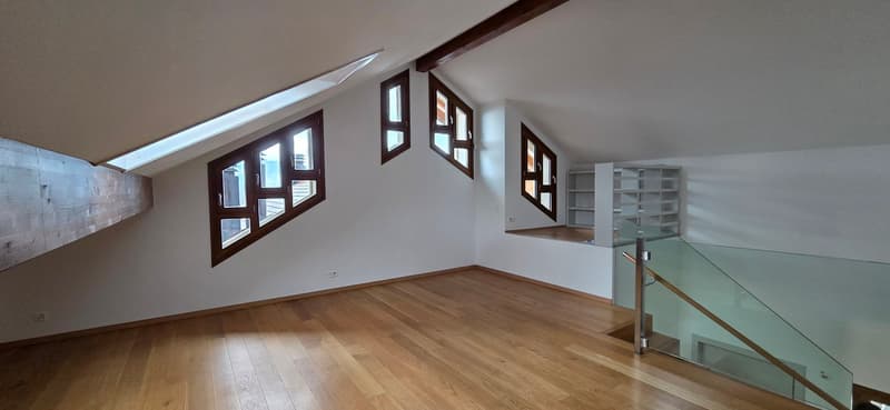 Superbe et unique appartement duplex en attique à Bernex (11)