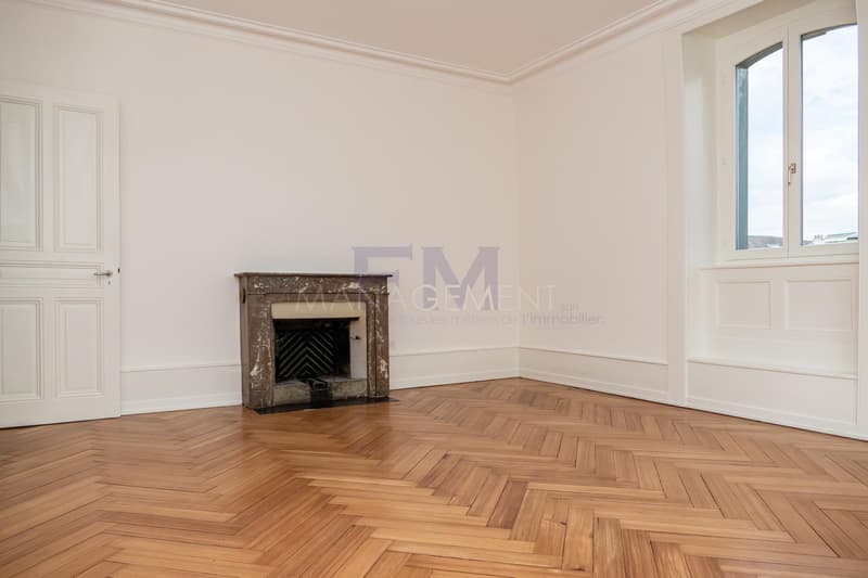 Florissant, Bvd des Tranchées, 4 pcs, 3ème étage, env 90m2 (2)