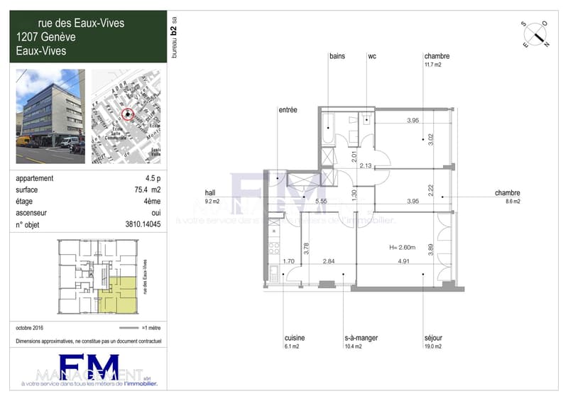 EAUX-VIVES - Appartement de 4.5 pièces - env. 75 m² (9)