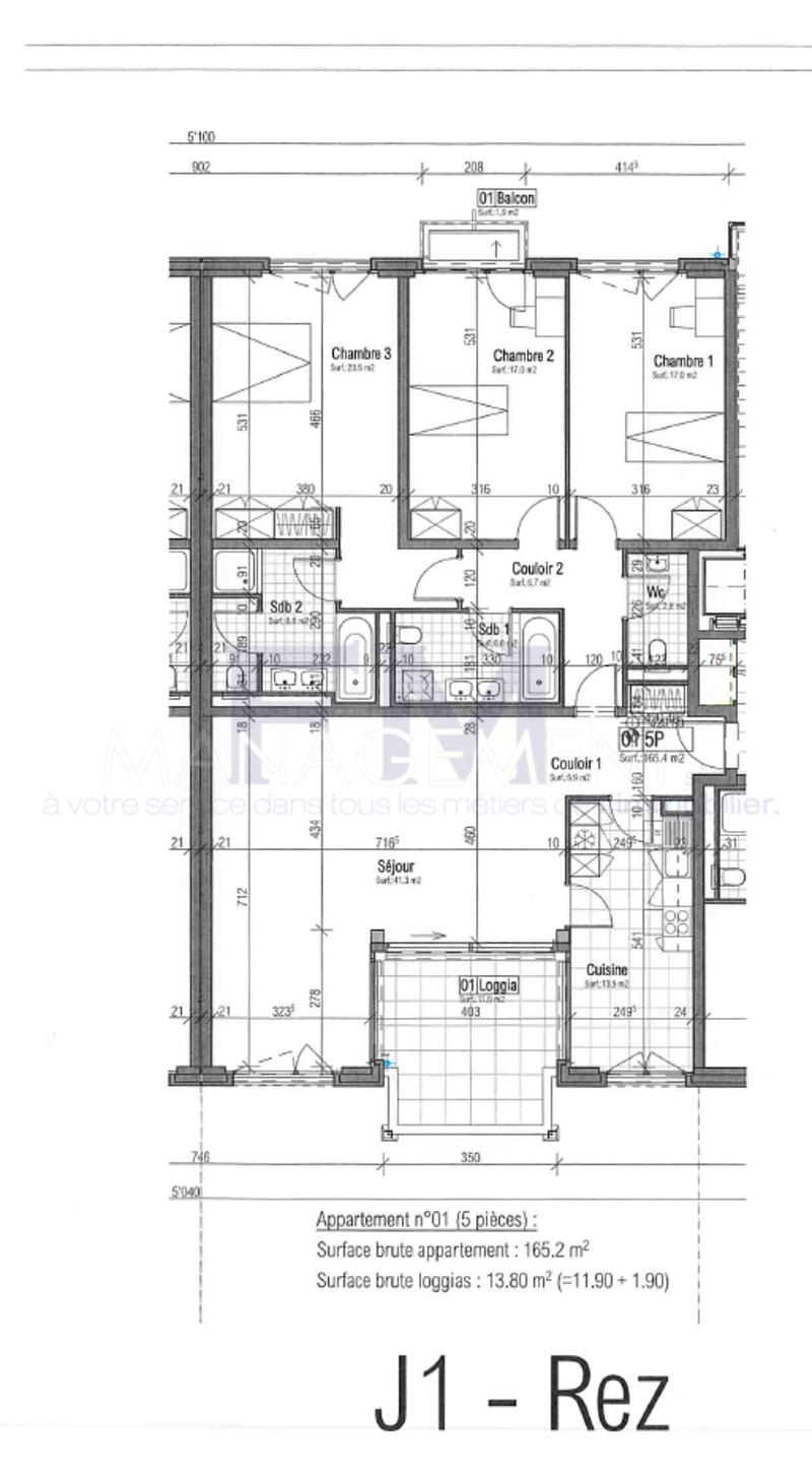 Chemin du Velours - 5 pièces d'env. 145 m² au rez-de-chaussée (2)