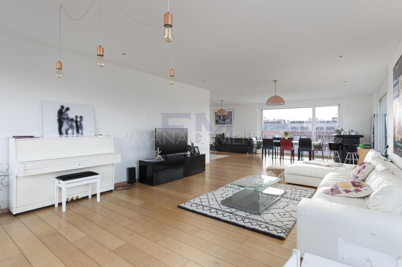Florissant/Malagnou Chemin du Velours, 5 pièces au 6ème étage, env 210m2 + terrasses et loggia (1)