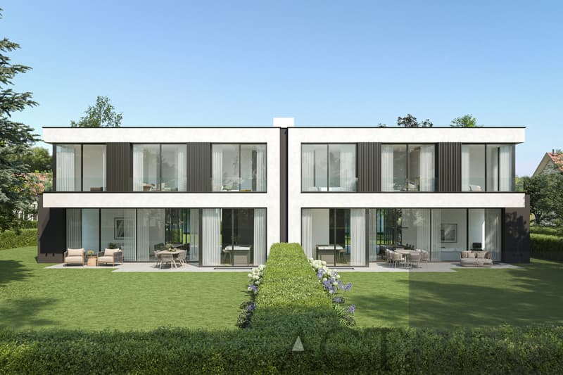 Nouvelle construction villa contemporaine avec le concept Homsphere (1)
