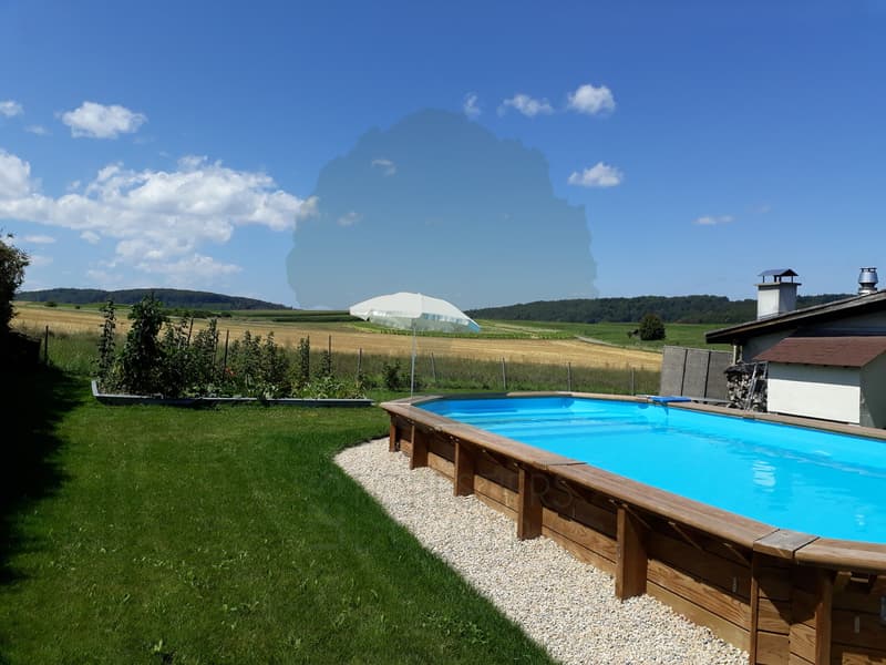 Charmante maison de 3.5 Pièces avec piscine  à Montignez (9)