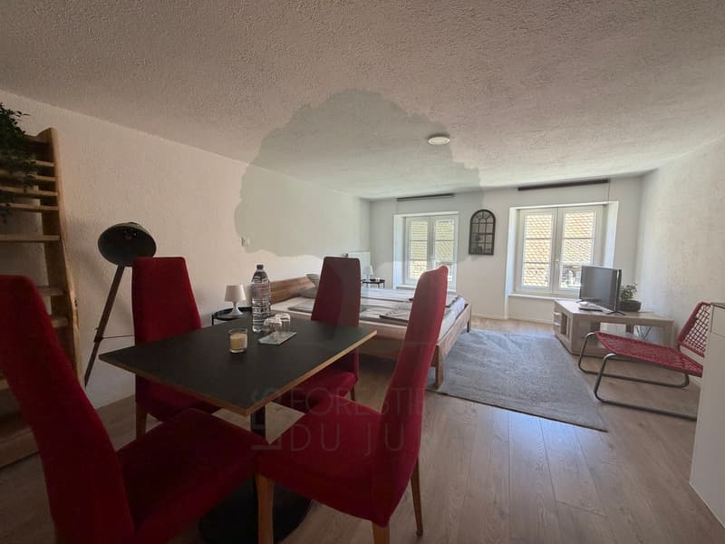 Appartement 1.5 Pieces meuble en plein centre ville de Porrentruy (3)
