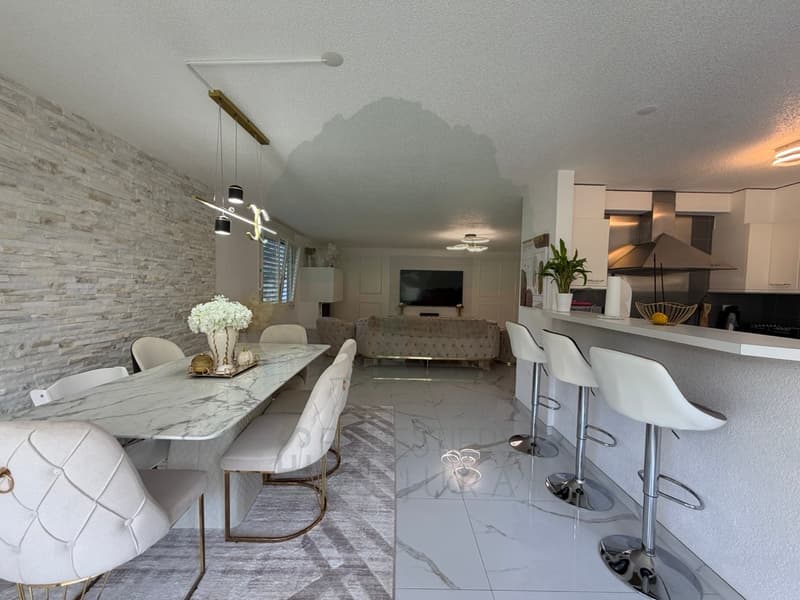 Magnifique appartement rénové de 5,5 pièces avec terrasse et vue (12)