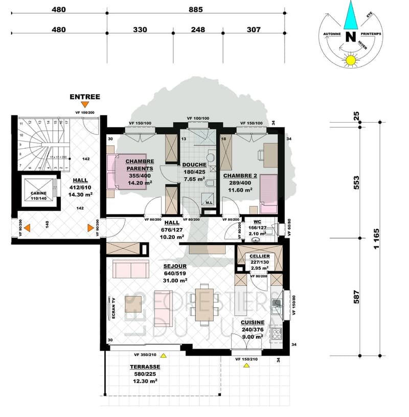 Magnifique appartement de 3.5 pièces avec jardin privatif (11)