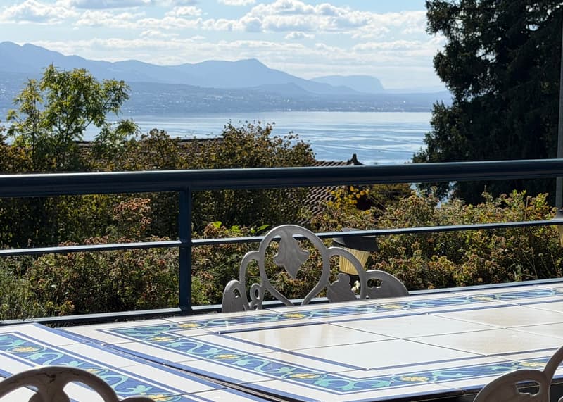 Appartement de 3.5 pièces avec vue panoramique à La Croix (Lutry) , terrasse, jardin (1)