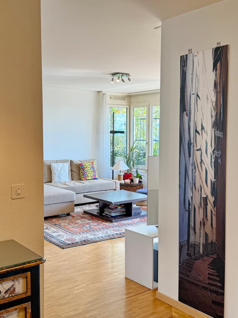 Appartement de 3.5 pièces avec vue panoramique à La Croix (Lutry) , terrasse, jardin (3)