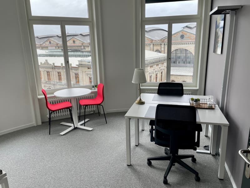 Bureaux magnifiquement aménagés pour 1 personne à Spaces Bahnhofplatz (9)