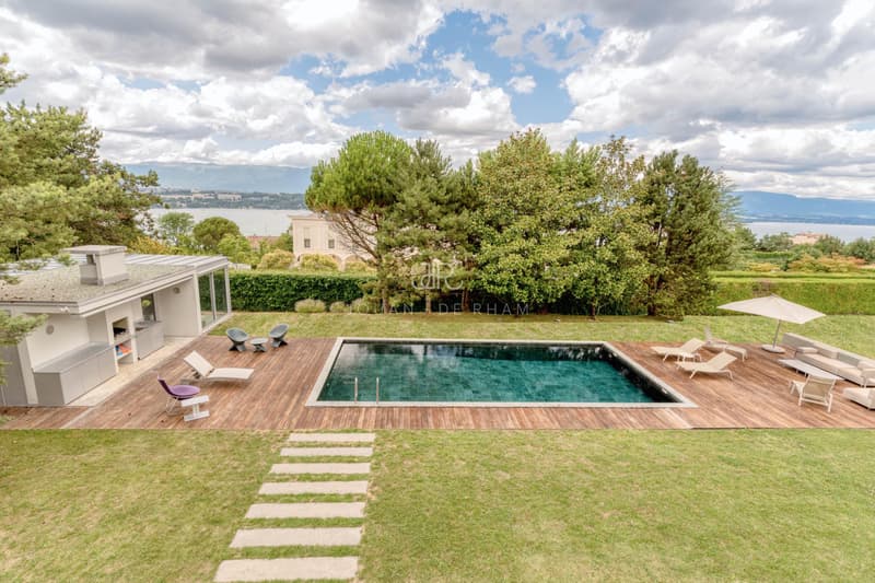 Cologny : Belle maison idéalement située avec vue lac (6)