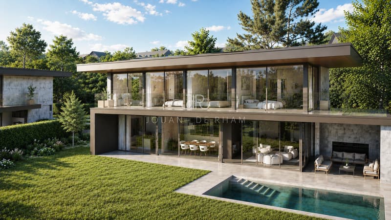 NOUVEAU PROJET DE 3 VILLAS À ANIÈRES (2)