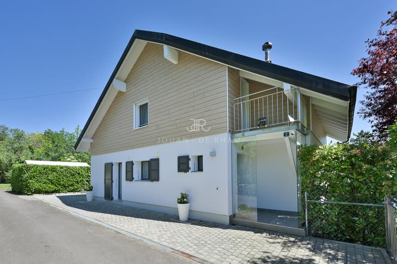 Villa individuelle avec vue lac et Alpes - Au coeur de Sus-Châtel (Genolier) - Parfaitement rénovée Performance énergétique A (13)