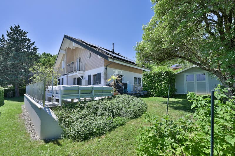 Villa individuelle avec vue lac et Alpes - Au coeur de Sus-Châtel (Genolier) - Parfaitement rénovée Performance énergétique A (5)