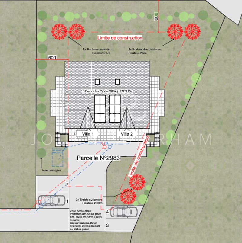 Le Sentier | Villa A - sur plan (2)