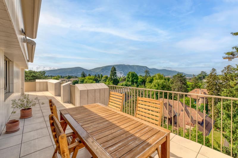 Cologny | Appartement de 4 pièces en attique avec vue imprenable (2)