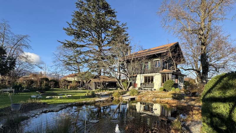 Collex-Bossy | Beau chalet de charme rénové hors niusances (1)