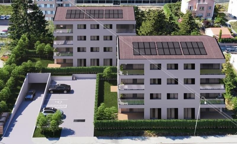 Magnifique appartement en terrasse avec jardin lumineux et moderne à Vallorbe ! (10)