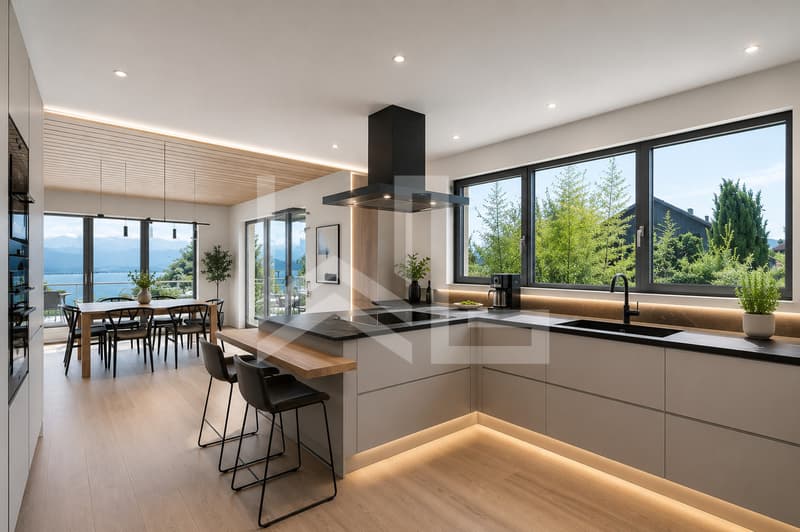 Superbe propriété contemporaine avec vue panoramique (6)