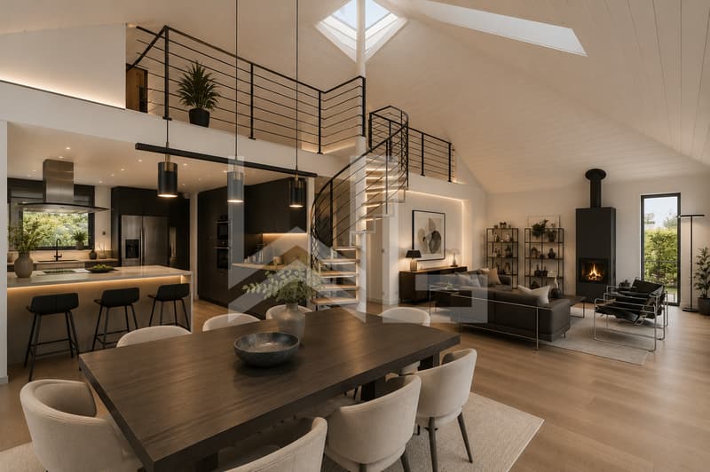 Superbe propriété contemporaine avec vue panoramique (3)