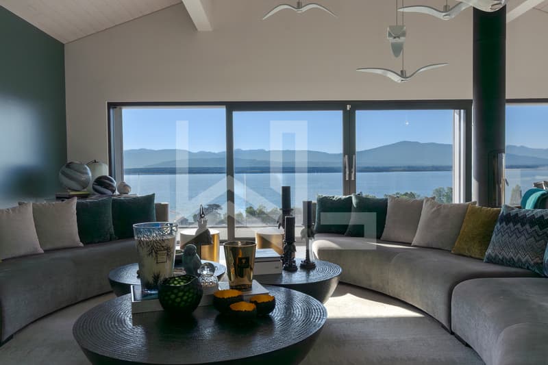 Propriété contemporaine d'exception - Vue panoramique lac (2)