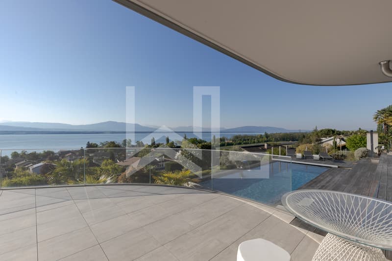 Propriété contemporaine d'exception - Vue panoramique lac (8)