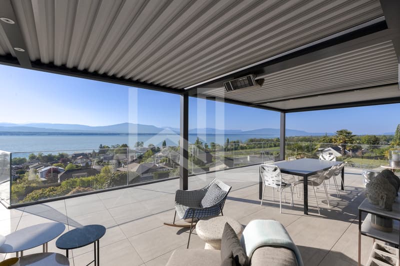 Propriété contemporaine d'exception - Vue panoramique lac (1)
