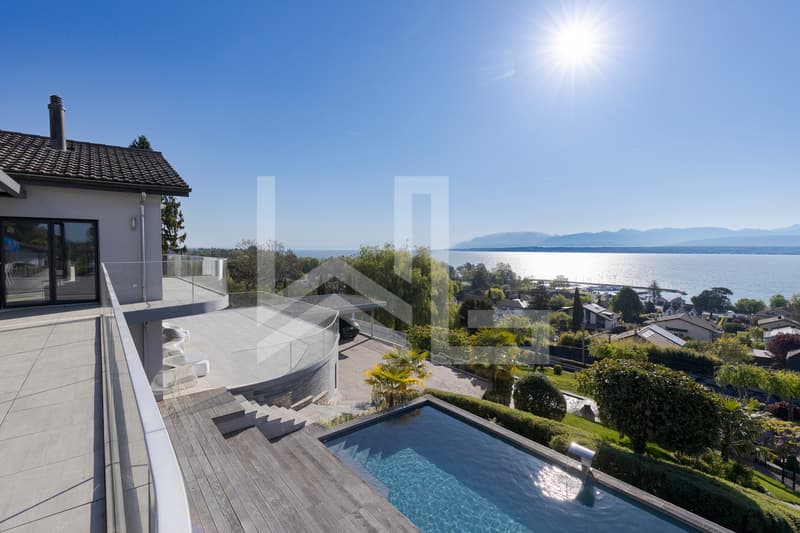 Propriété contemporaine d'exception - Vue panoramique lac (9)