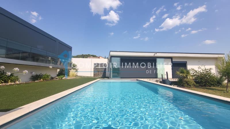 FRANCE: Magnifique villa contemporaine en viager occupé avec rente. (3)