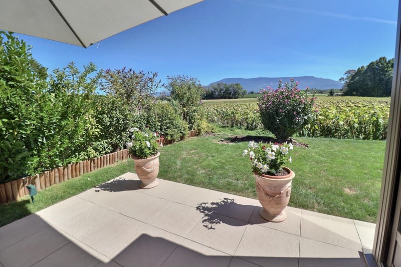 Magnifique appartement en rez de jardin vue dégagée sur la campagne en viager occupé sans rente (5)