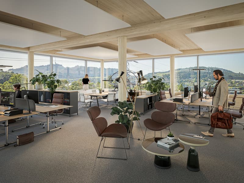 Ihre neue Bürofläche im innovativen Holz-Hybridgebäude? (1)