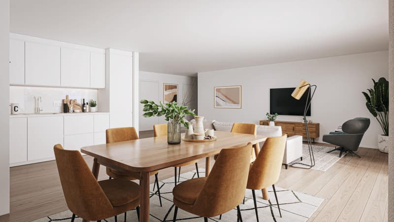 Appartement neuf de 2.5 pièces idéalement situé à Salgesch (3)