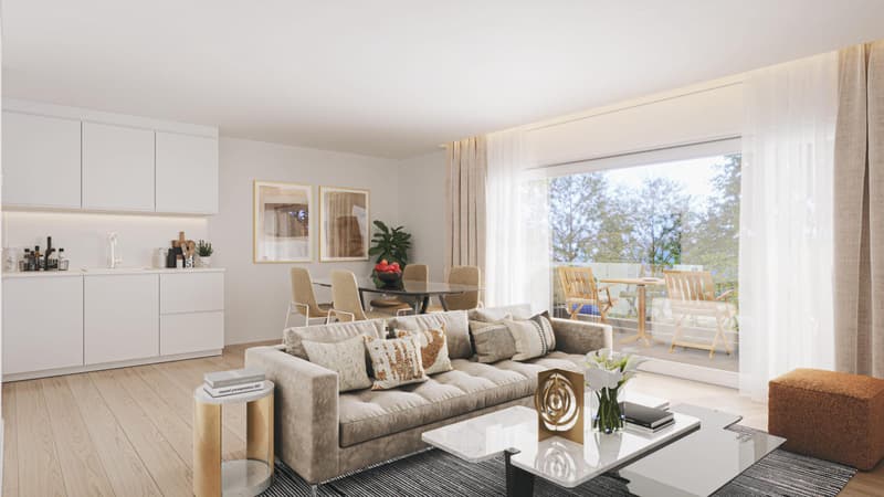 Appartement neuf de 2.5 pièces idéalement situé à Salgesch (2)