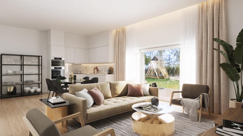 Appartement neuf de 2.5 pièces idéalement situé à Salgesch (5)